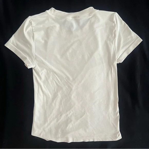 NWOT Aritzia White Seamless Cropped T Shirt Size S - Picture 3 of 5